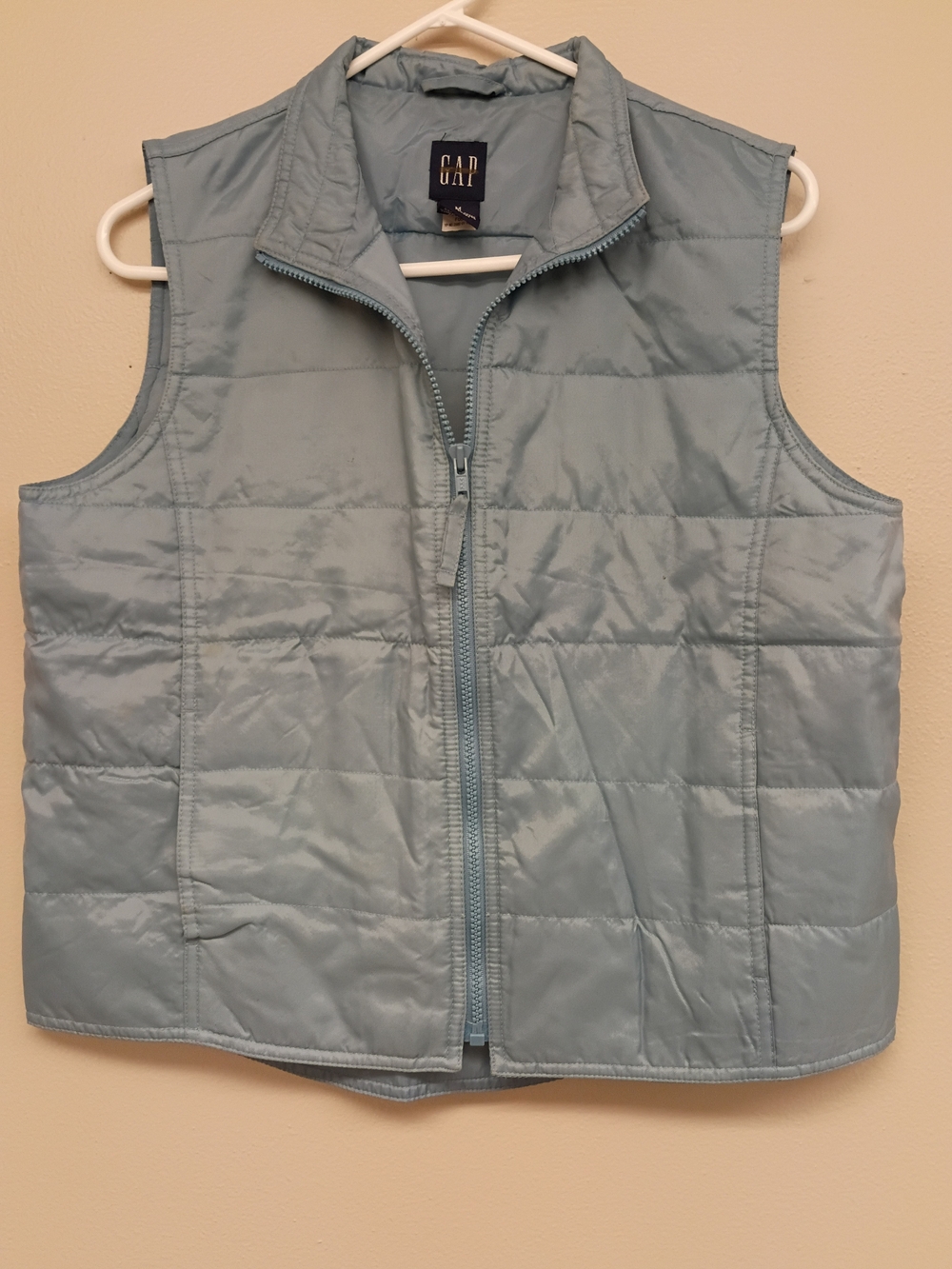 Gap Kids Light Blue Quilted Puffer Vest